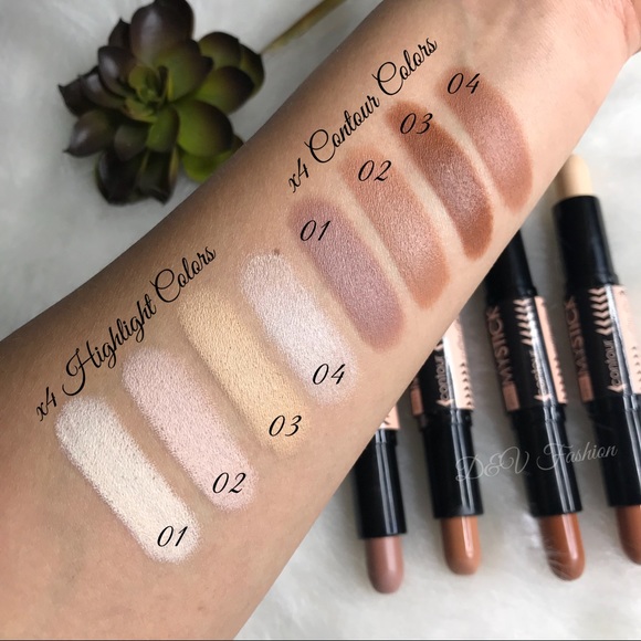 4 Pack Contour/Highlight Sticks - Picture 2 of 4